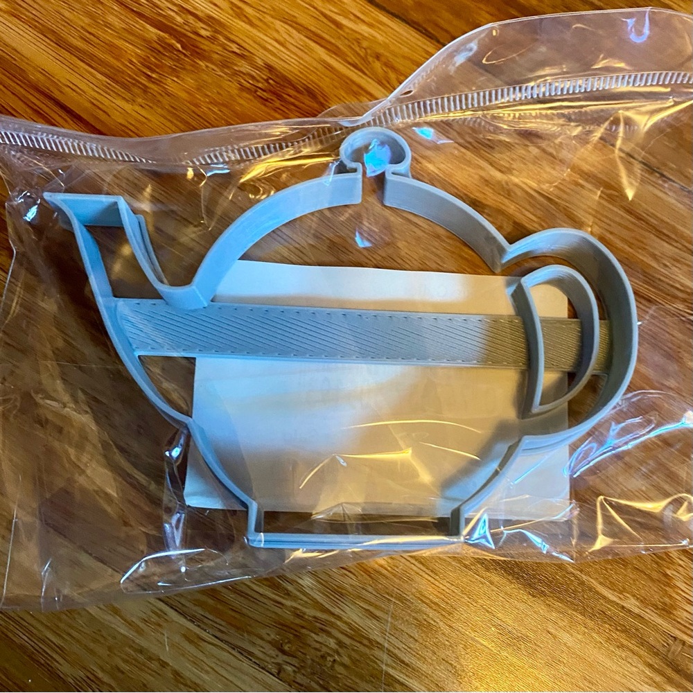 Teapot cookie cutter